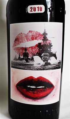 750 ml bottle of Sine Qua Non Syrah Stockholm Syndrome 2010 vintage from the Eleven Confessions Vineyard in the Sta. Rita Hills of California.