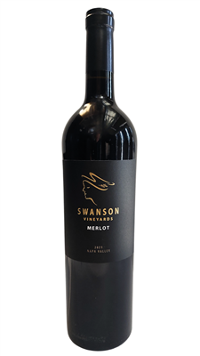 750ml bottle of 2021 Swanson Merlot from Napa Valley California