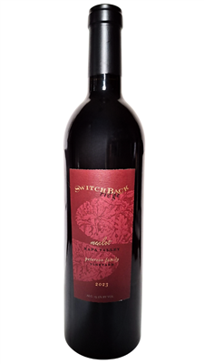 750ml bottle of 2023 Switchback Ridge Merlot from the Peterson Family Vineyard of Calistoga AVA in Napa Valley California