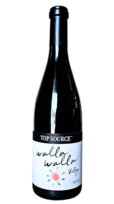 750ml bottle of 2019 Top Source Syrah from the Walla Walla Valley of Washington State USA