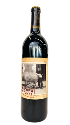 750ml bottle of 2021 Y. Rousseau Son of a Butcher red blend from California