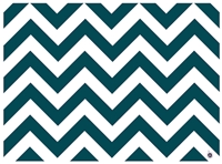 Morocco Placemats by di Potter Reversible Chevron Pattern Teal Blackberry White double sided recyclable paper