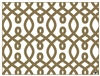 Vienna Placemats by di Potter silver gold two sided reversible recyclable made of paper modern scroll pattern