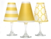 Nantucket White Wine Glass Shades by di Potter