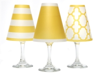 Nantucket White Wine Glass Shades by di Potter