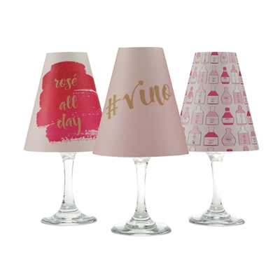 RosÃ© All Day White Wine Glass Shades by di Potter