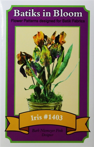 Batiks in Bloom ~ Iris #1403