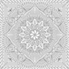 Dinner Plate Dahlia Queen Quilting Pattern