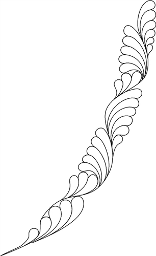 LH Ribbon Feather