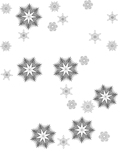 Ice Crystals Snowflake Package