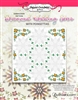 Diamond Wedding Star with Poinsettias Machine Embroidery - Digital Download