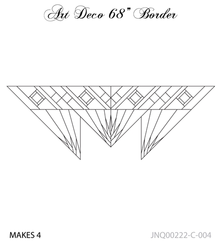 Art Deco 68" Border