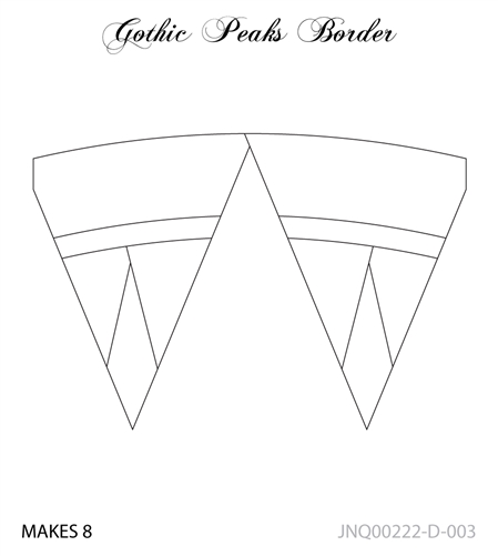 Gothic Peaks Border