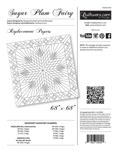 Sugar Plum Fairy Replacement Papers