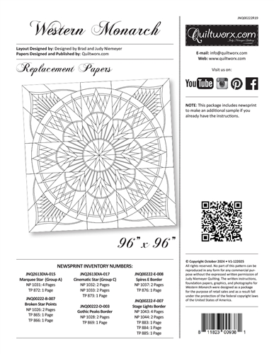 Western Monarch Replacement Papers