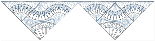 JNQ00242D009DQD Wagon Wheels Queen Border