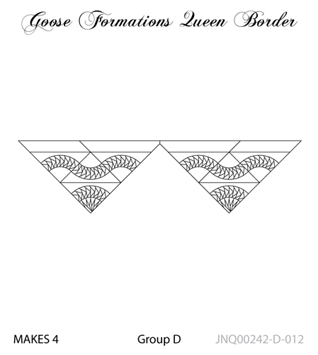 JNQ00242D012 Goose Formations Queen Border