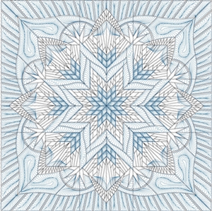 Peaceful Snowfall Quilting Design