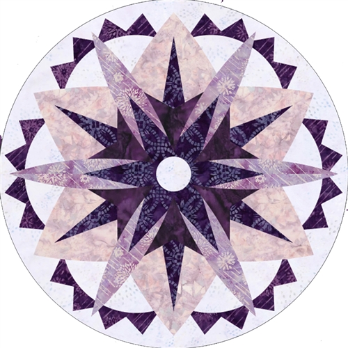 Stellar Snowflake Kit Purple Round