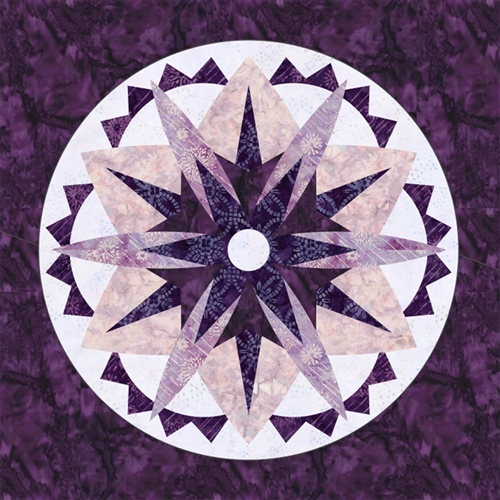 Stellar Snowflake Kit Purple Square