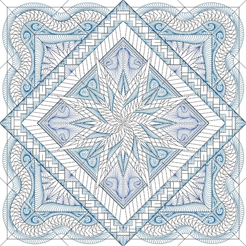 Alchemists Crystals Quilting Pattern