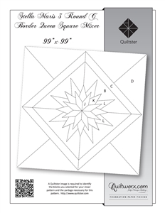 JNQ00268 Stella Maris 3 Round C Border Queen 99 in Square Mixer Introduction