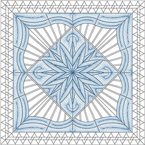 Mysterious Courtyard Quilting Pattern