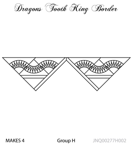 JNQ00277H002 Dragons Tooth King Border