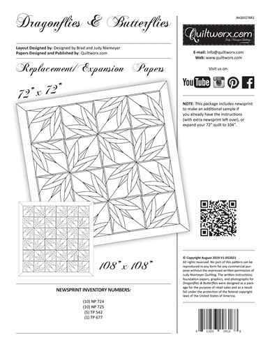 Dragonflies and Butterflies Replacement/Expansion Papers