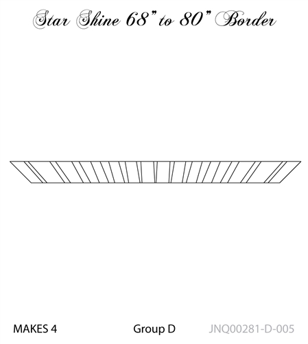 JNQ00281D005 Star Shine Border