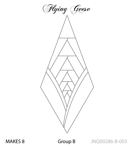 JNQ00286B003 Flying Geese Compass