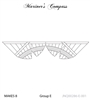 JNQ00286E001 Mariners Compass 68" Border