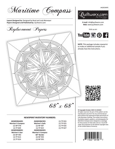 Maritime Compass Replacement Papers