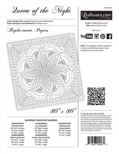 Queen of the Night Replacement Papers