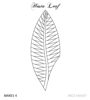 JNQ134A007 Hosta Leaf