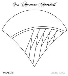 JNQ134C003 Sea Anemone Clamshell