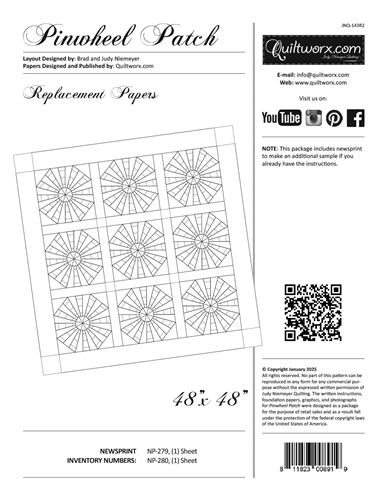 Pinwheel Patch Replacement Papers