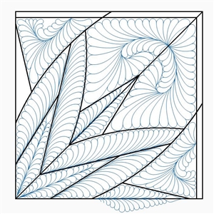 JNQ16X16017 Daisy Quilting Pattern