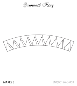 JNQ196B003 Sawtooth Ring