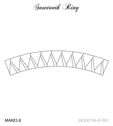 JNQ196B003 Sawtooth Ring