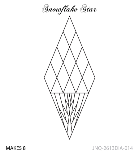 JNQ2613DIA014 Snowflake Star