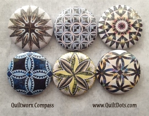 Set of 6 Compass Bookmarks