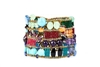 The "Cici" Cuff Bracelet by Ziio is a masterpiece of rich multi-colored Gemstones. Purple Amazonite & Amethyst, Green Chrysophrase, Red Garnet, Blue Kyanite, Iolite, Lapis & Agate, Orange Carnelian - beautifully blended together and accented