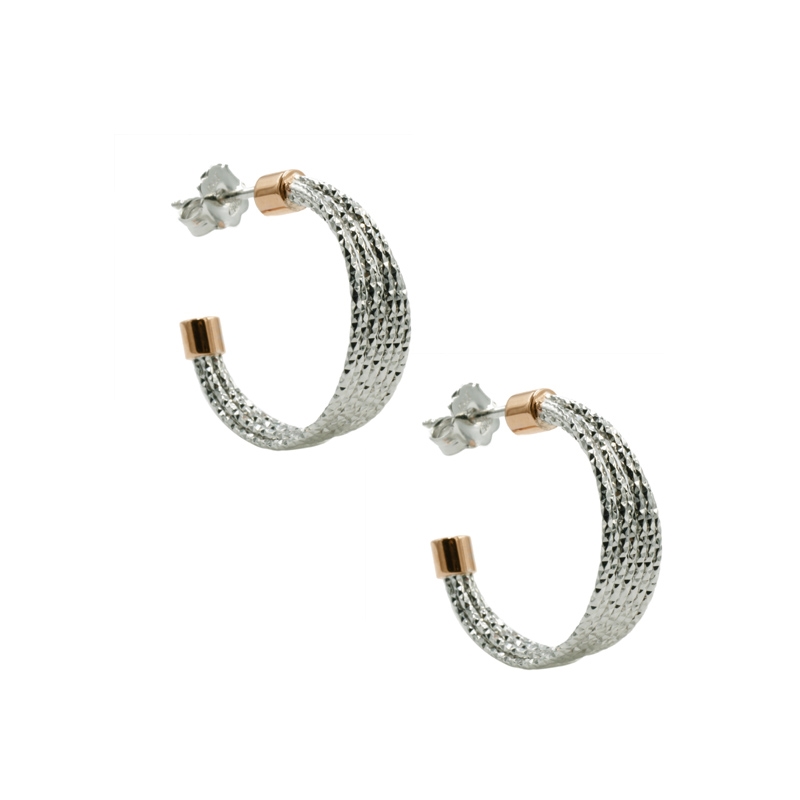 Gold Laser Cut Hoop Earrings | New Look