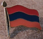 Armenian Flag Pin 1