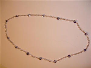 Sterling Silver Anklets - Multicolor