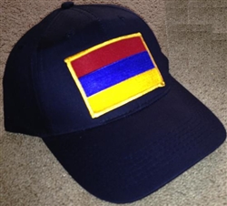 Armenia Flag Golf Cap - Black