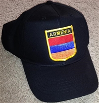 Armenia Flag Golf Cap 2 Black