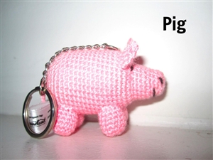 Animal Keychain - Pig