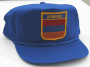 Armenia Flag Golf Cap 2 Light Blue